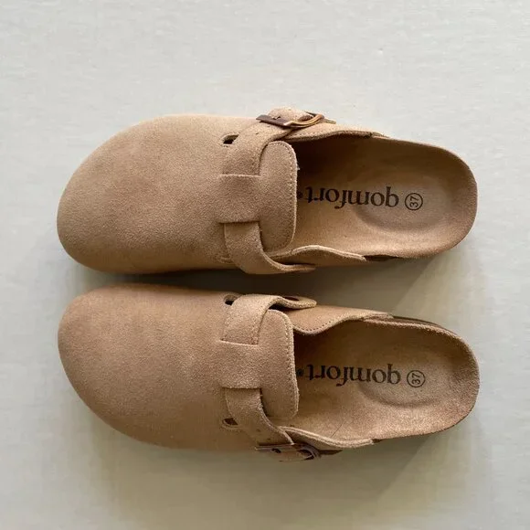 Qomfort Boston style sand suede clog 37 - Picture 5 of 5